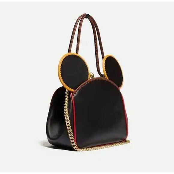 Coach Disney Mickey Mouse X Keith Haring Kisslock Collectible Handbag Purse - Picture 8 of 10